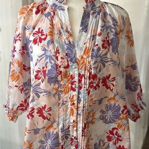 Elegant Floral Women's Blouse